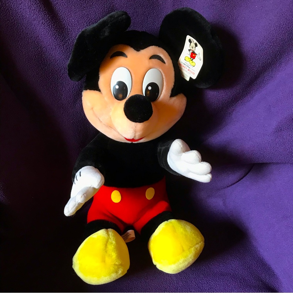 ✨Disney Mickey Mouse✨ Plush medium - ~17 inches tall sitting down